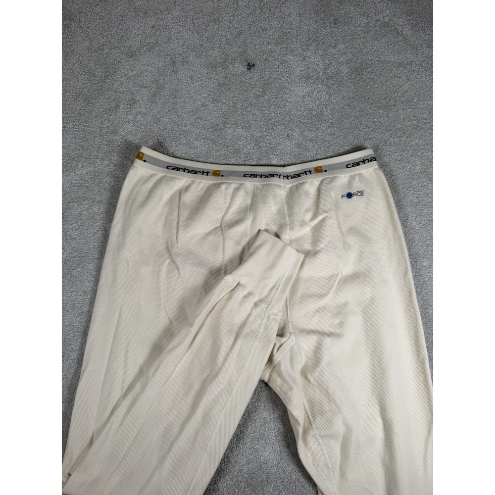 NWOT Carhartt Men's Big &‎ Tall Ivory Base Force Cotton Cold Weather Bottoms 2XL